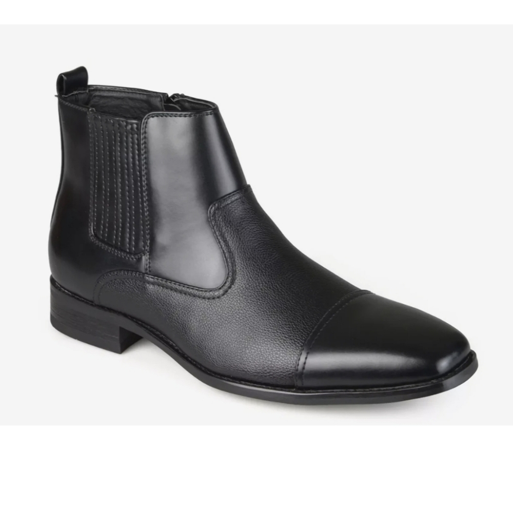 Vance Co. Alex Cap Toe Boot Men's 7.5W Black